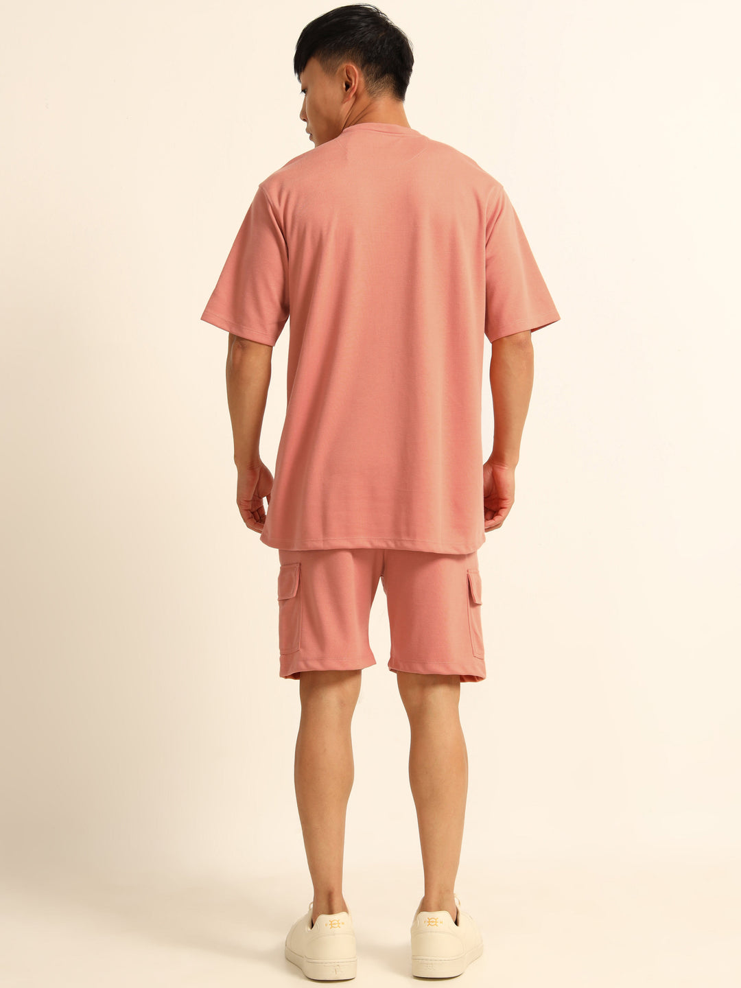 Utility Oversize Buff Orange Co-Ords Set Oversize Co-ords Bushirt