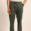 Olive Green Relaxed Fit Linen Trouser Linen Trouser Bushirt