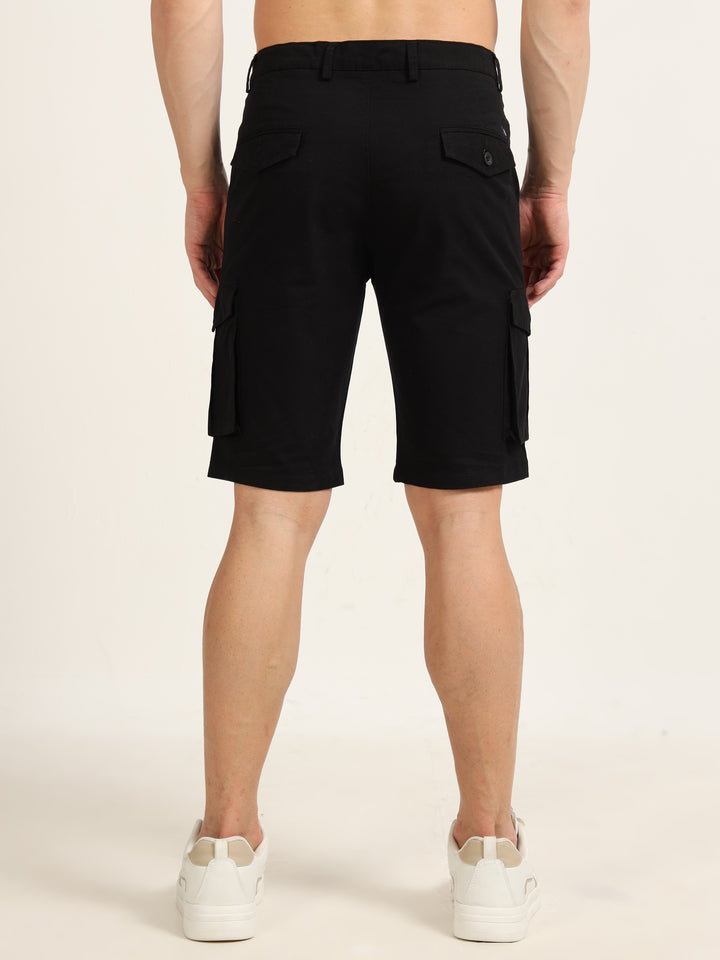 Black Cargo Shorts