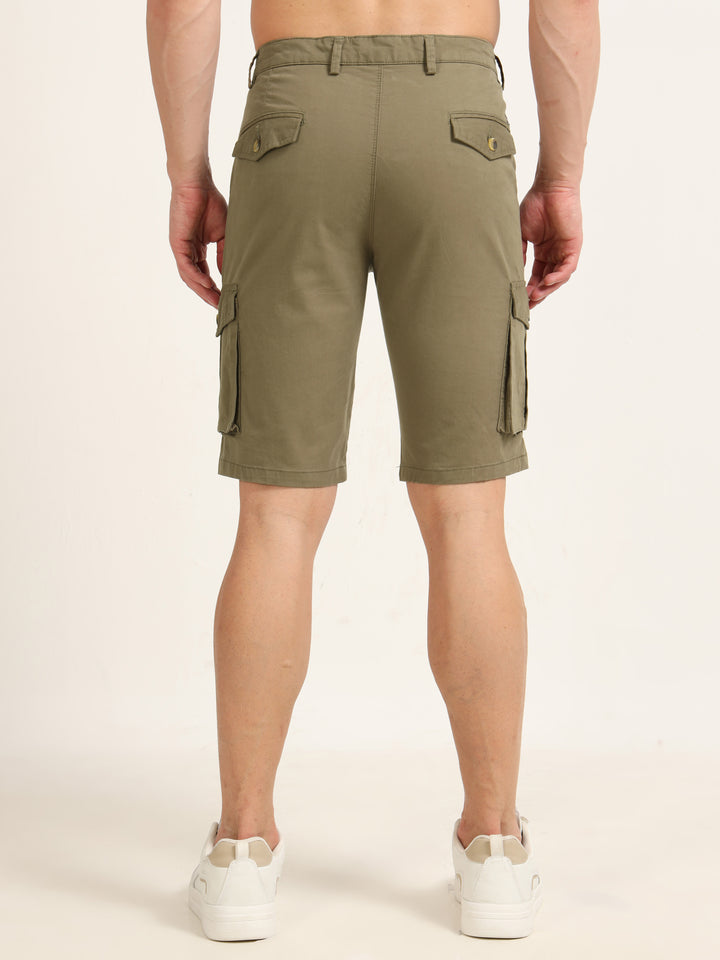 Khaki Cargo Shorts