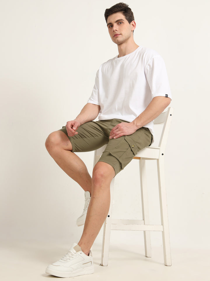 Khaki Cargo Shorts