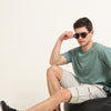Pastel Grey Cargo Shorts Cargo Shorts Bushirt