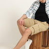 Beige Cargo Shorts Cargo Shorts Bushirt