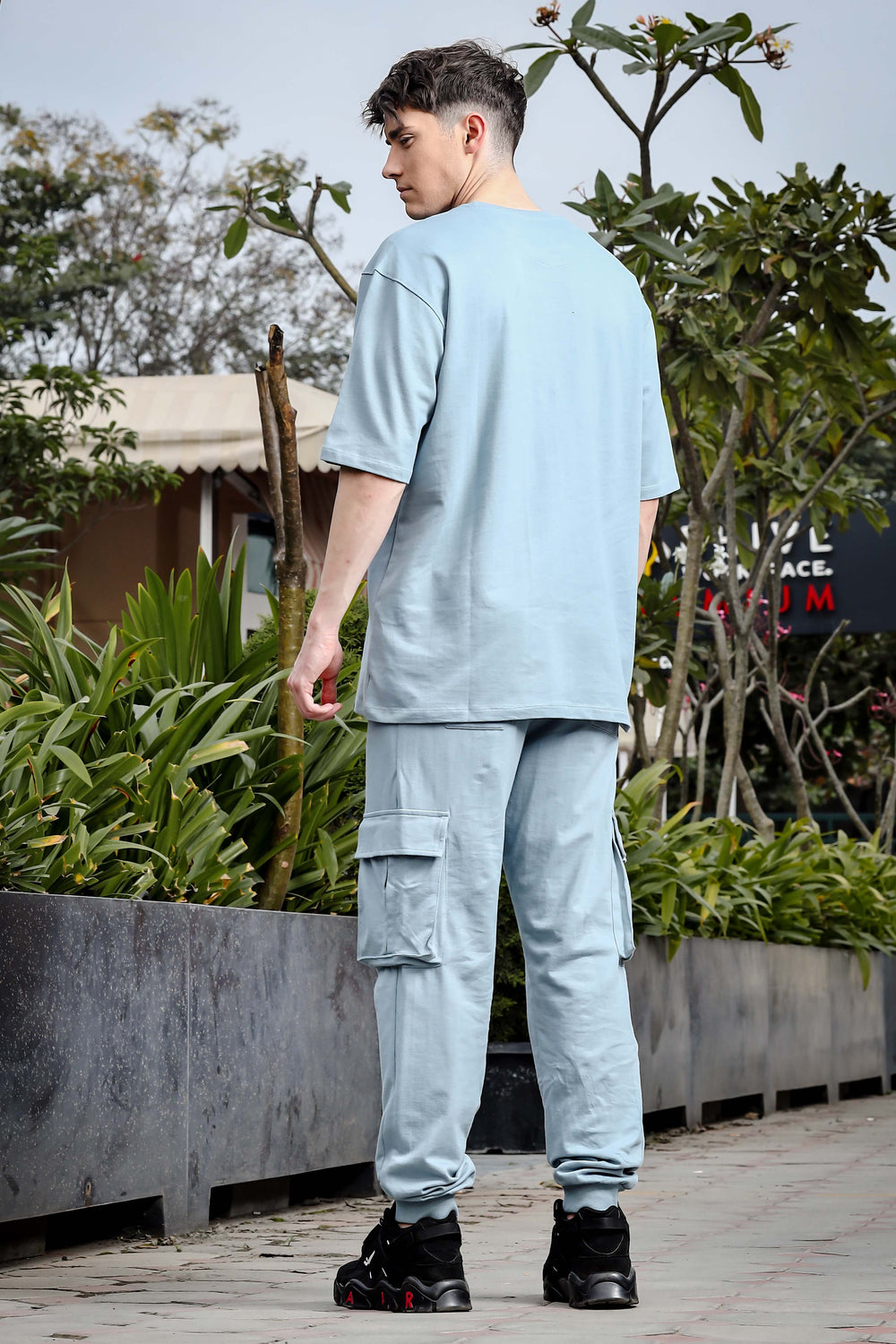 Dodger Blue Oversize Co-Ords Oversize Co-ords Bushirt