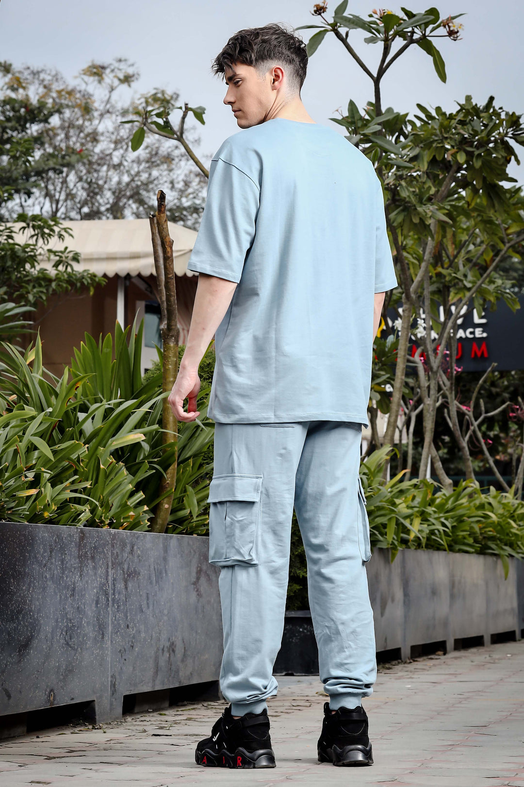Dodger Blue Oversize Co-Ords Oversize Co-ords Bushirt