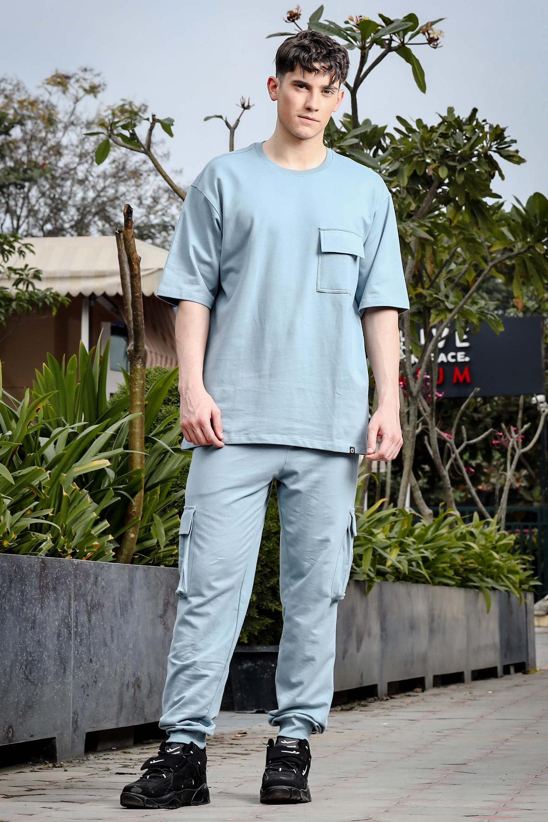 Dodger Blue Oversize Co-Ords Oversize Co-ords Bushirt