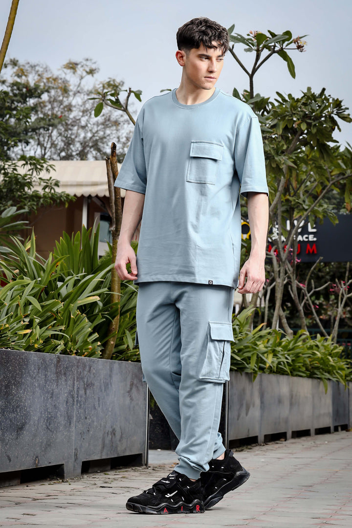 Dodger Blue Oversize Co-Ords Oversize Co-ords Bushirt