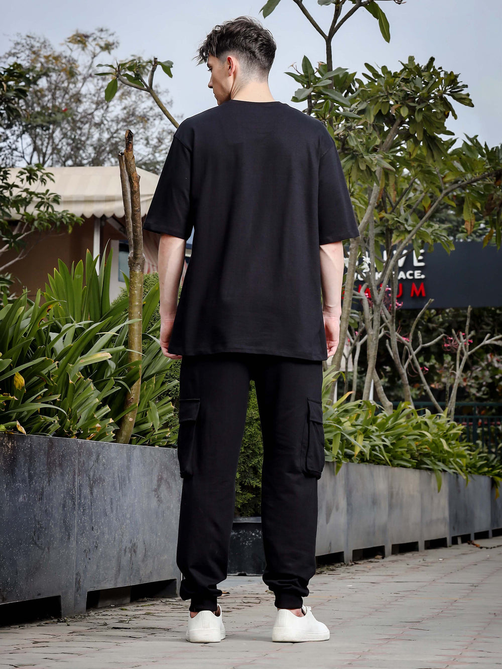 Black Oversize Co-Ords Oversize Co-ords Bushirt