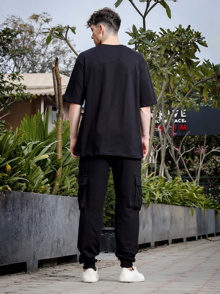 Black Oversize Co-Ords Oversize Co-ords Bushirt