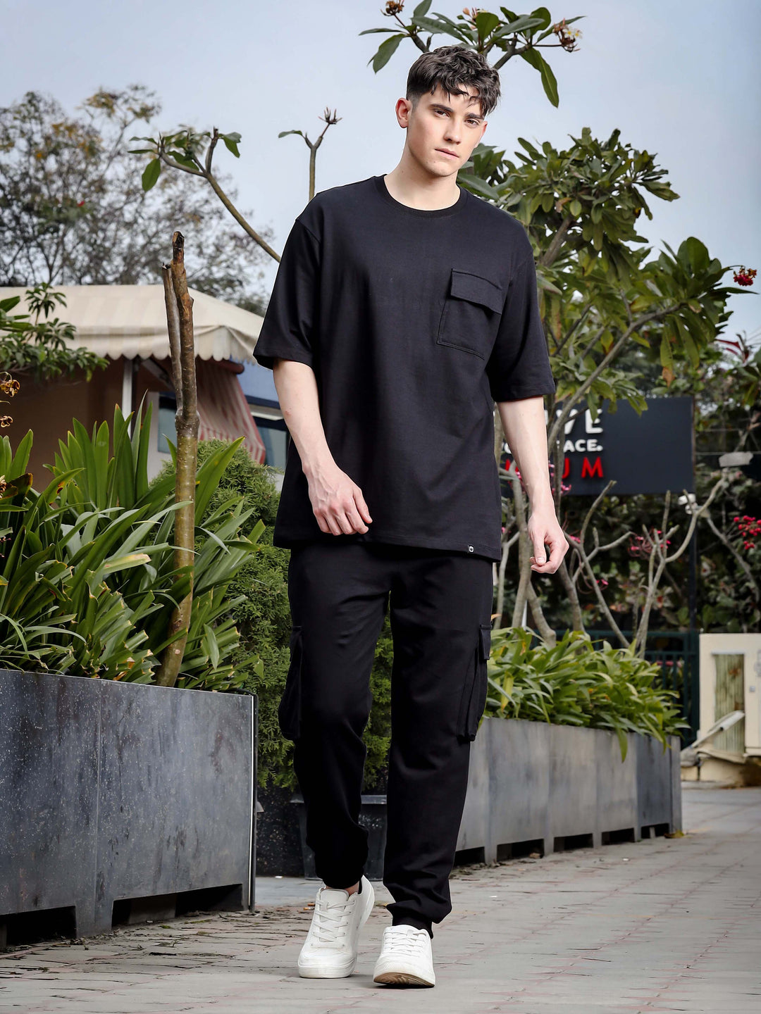 Black Oversize Co-Ords Oversize Co-ords Bushirt