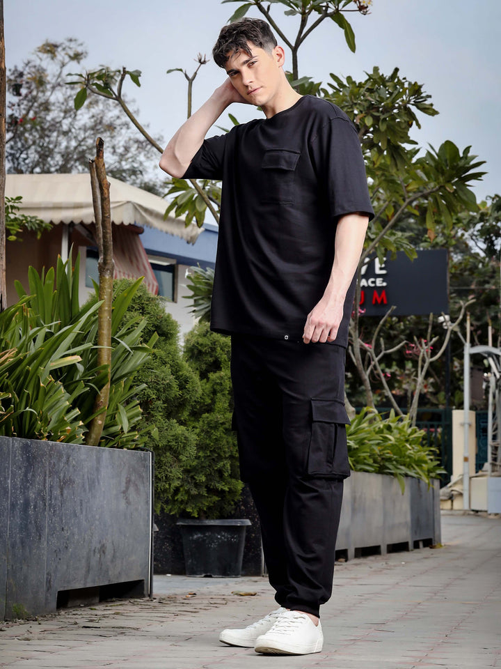 Black Oversize Co-Ords Oversize Co-ords Bushirt