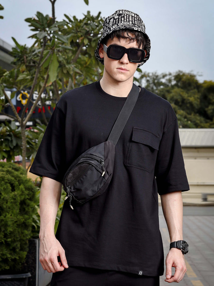 Black Oversize Co-Ords Oversize Co-ords Bushirt