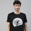 Cycling Through The Moon T-Shirt Graphic T-Shirts Bushirt   