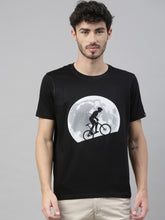Cycling Through The Moon T-Shirt Graphic T-Shirts Bushirt   