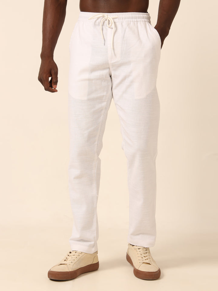 White Linen Trouser