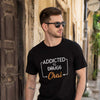 Addicted To Chai Black Classic Fit T-Shirt Graphic T-Shirts Bushirt