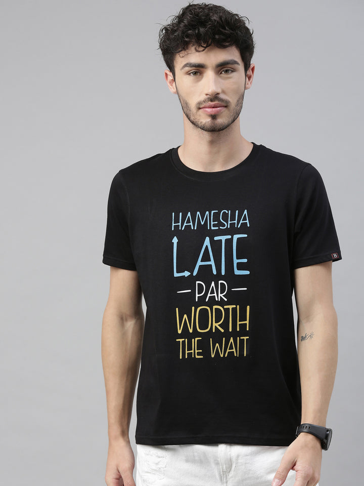 Hamesha Late T-Shirt Graphic T-Shirts Bushirt   