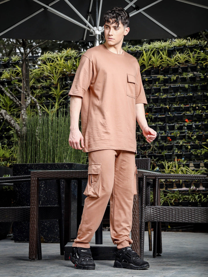 Fawn Brown Utility Oversize Co-Ords Oversize Co-ords Bushirt