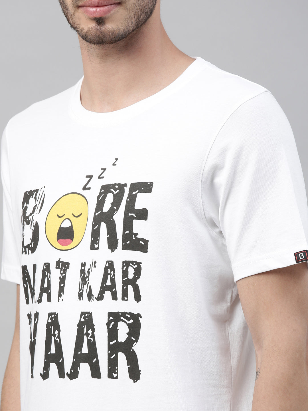 Bore Mat Kar Yaar T-Shirt Graphic T-Shirts Bushirt   