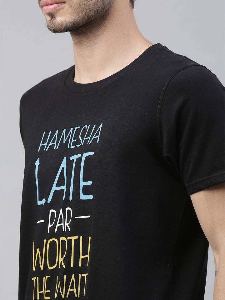 Hamesha Late T-Shirt Graphic T-Shirts Bushirt   