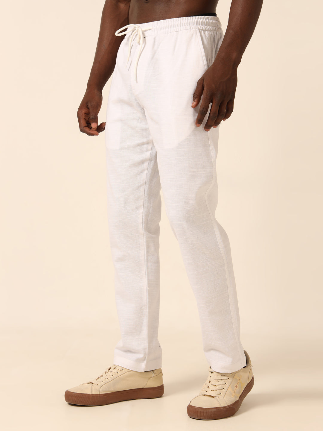 White Linen Trouser