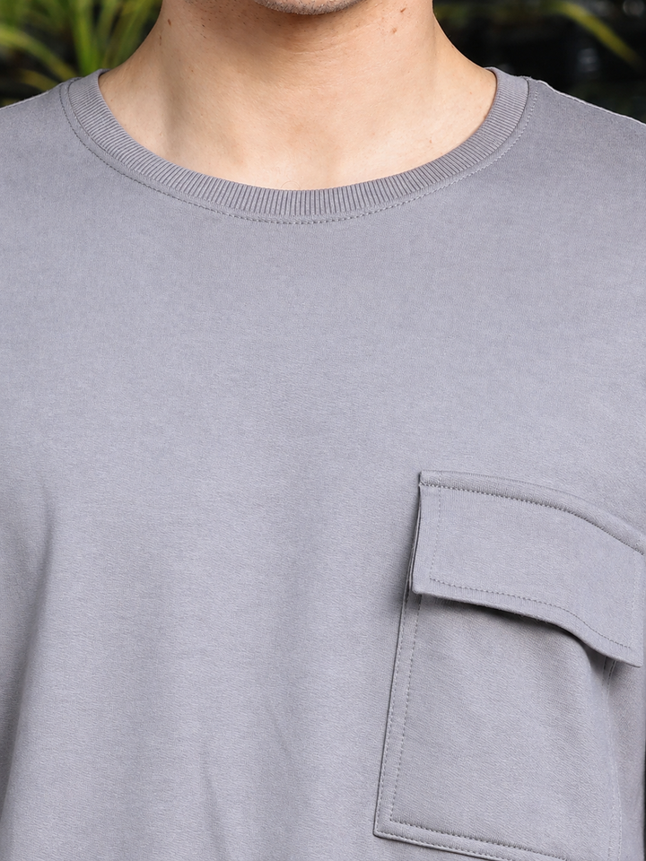 Light Grey Utility Oversize Co-Ords