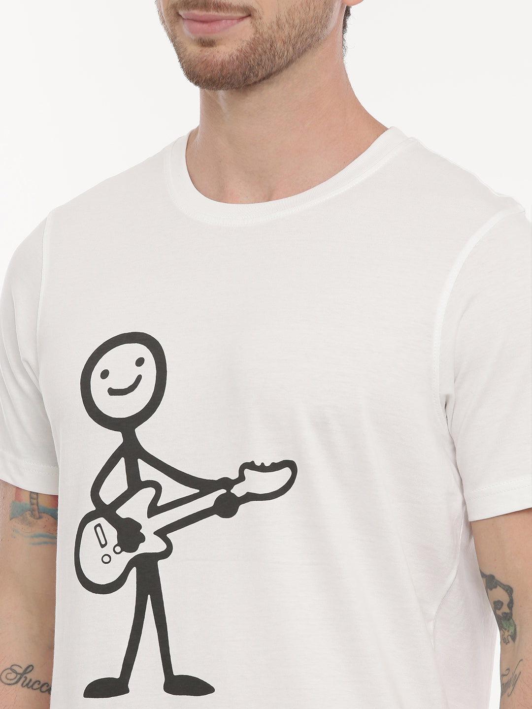 Guitar Boy T-Shirt Graphic T-Shirts Bushirt   