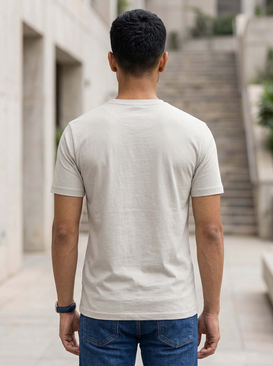 Keep exploring Pastel Grey Classic Fit T-Shirt