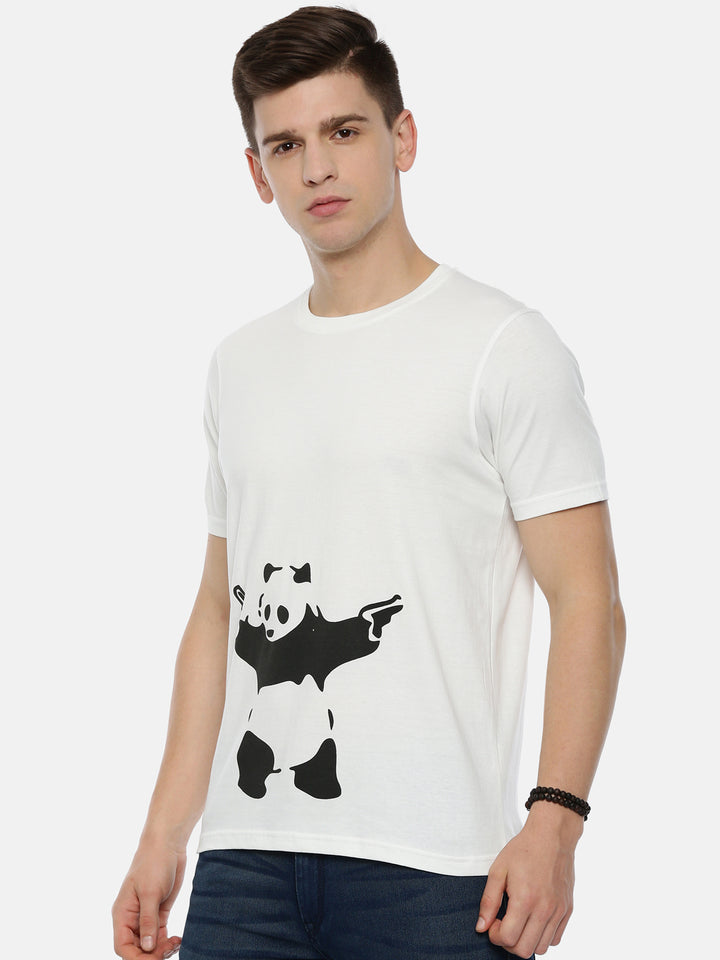 Giant Panda T-Shirt Graphic T-Shirts Bushirt   