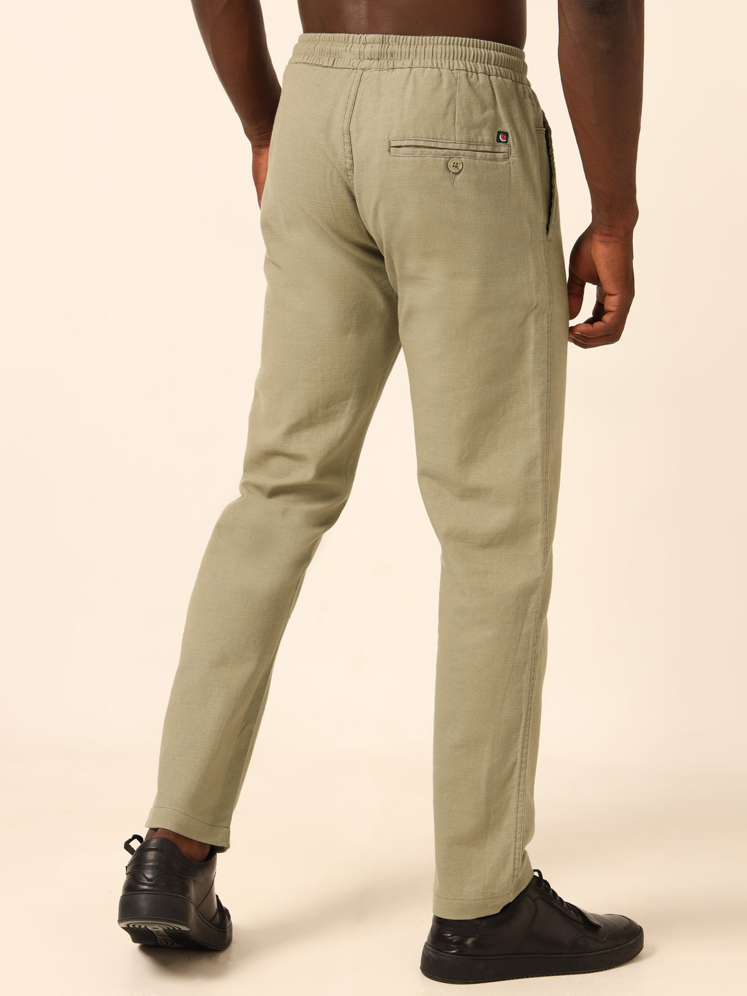 Sage Green Linen Trouser