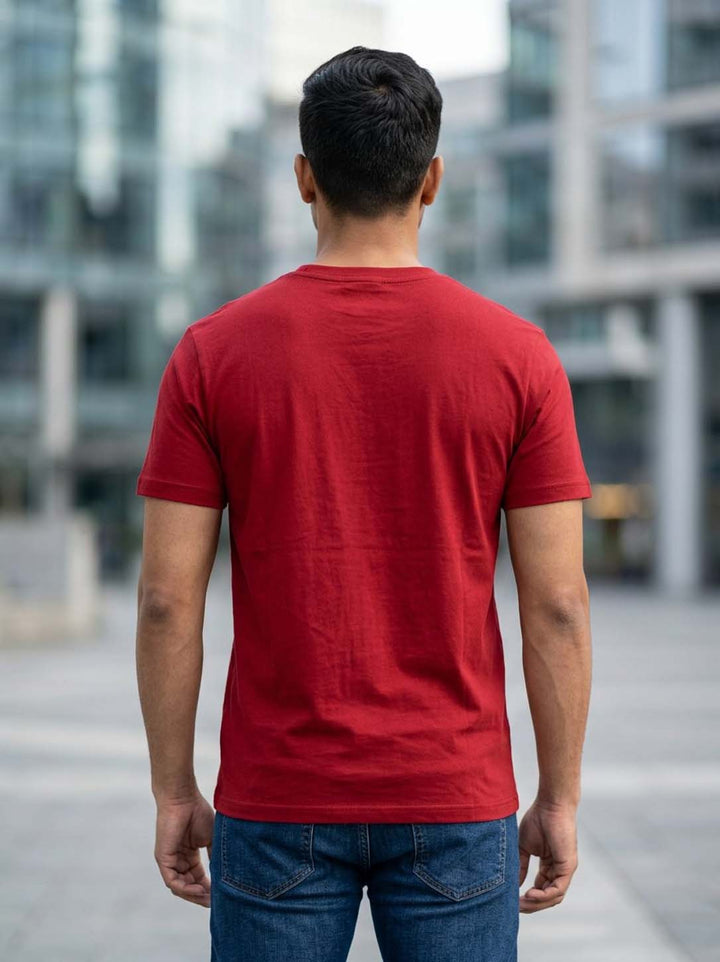 Streetboard Maroon Classic Fit T-Shirt