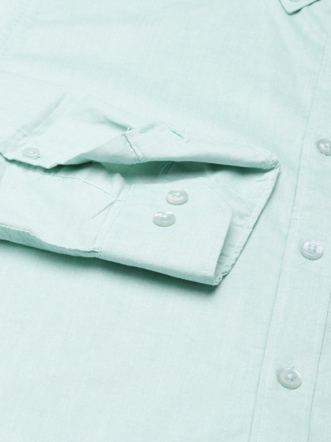 Pale Turquoise Button Down Solid Shirt Solid Shirt Bushirt   