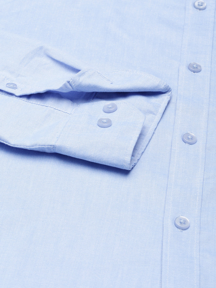Stone Blue Button Down Solid Shirt Solid Shirt Bushirt   