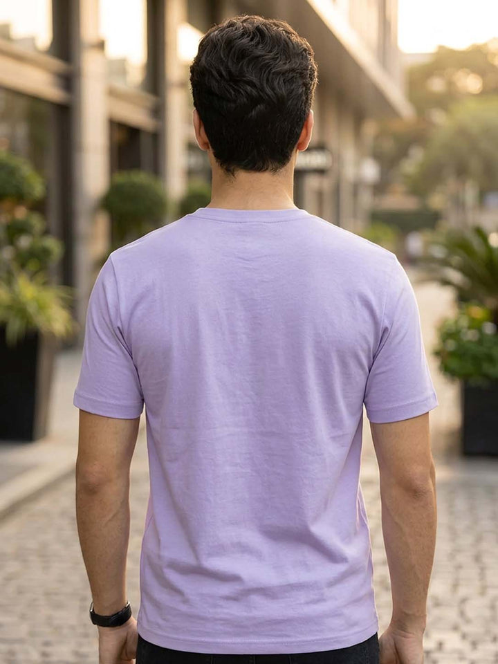 Travel Icons Lilac Classic Fit T-Shirt