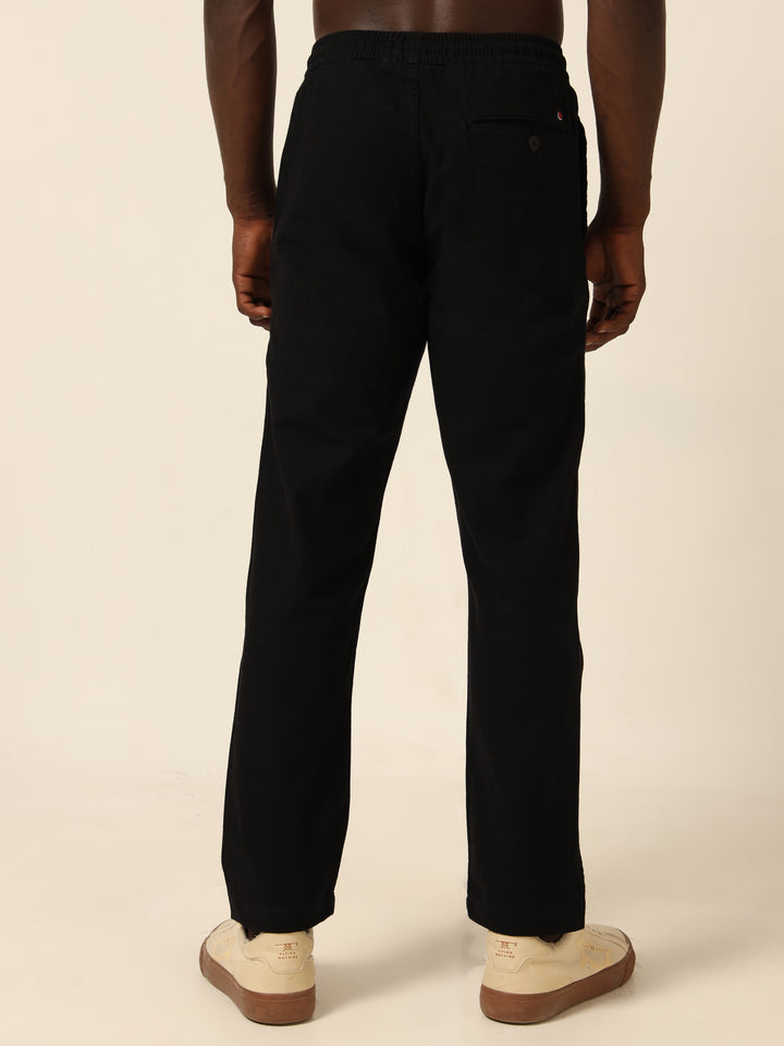 Black Linen Trouser