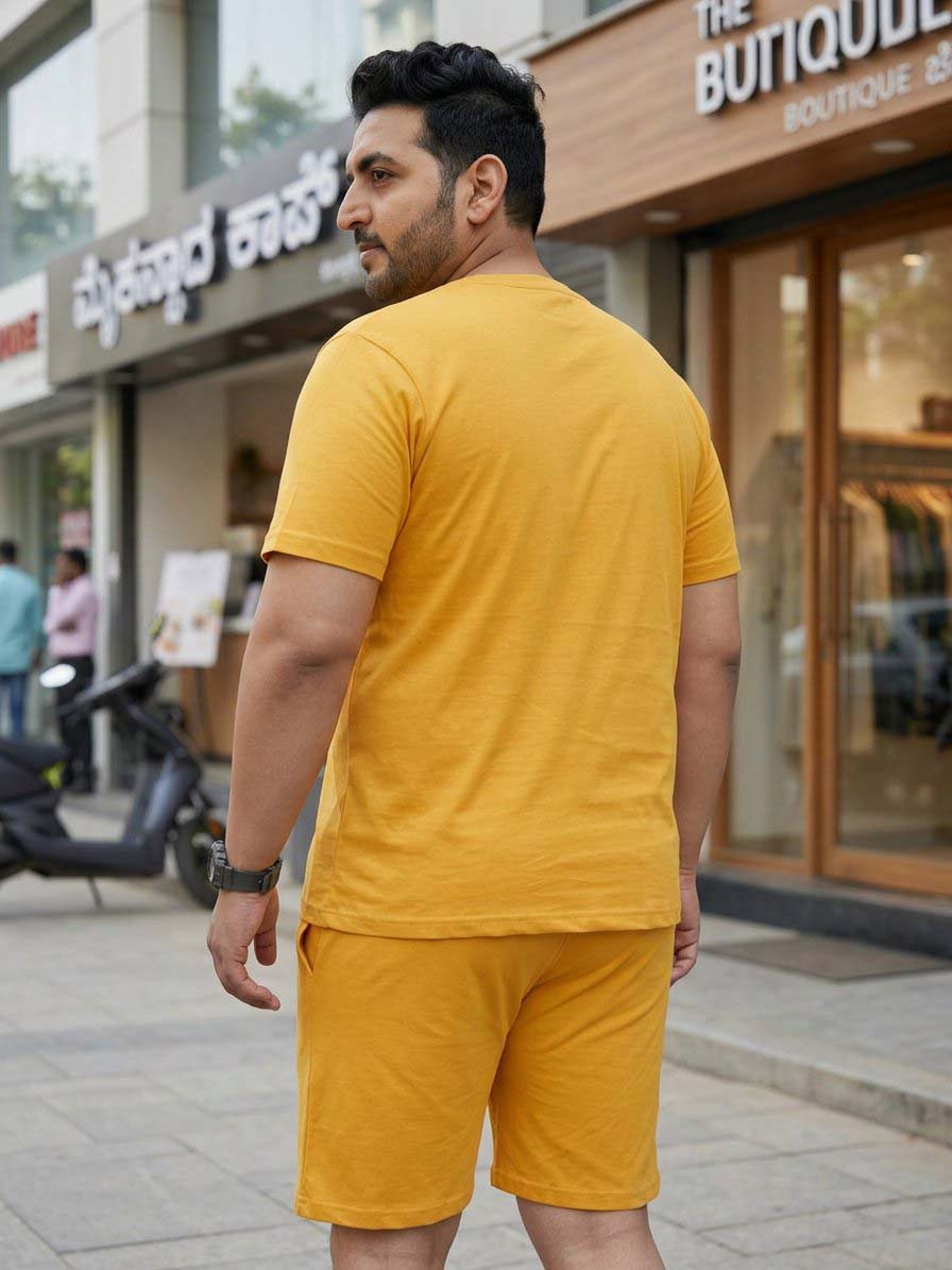 Bliss Mustard Plus Size Cotton Cotton
