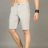 Classic Light Grey Chino Shorts Men's Shorts Bushirt   