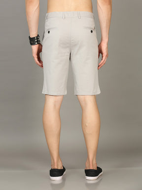 Classic Light Grey Chino Shorts Men's Shorts Bushirt   