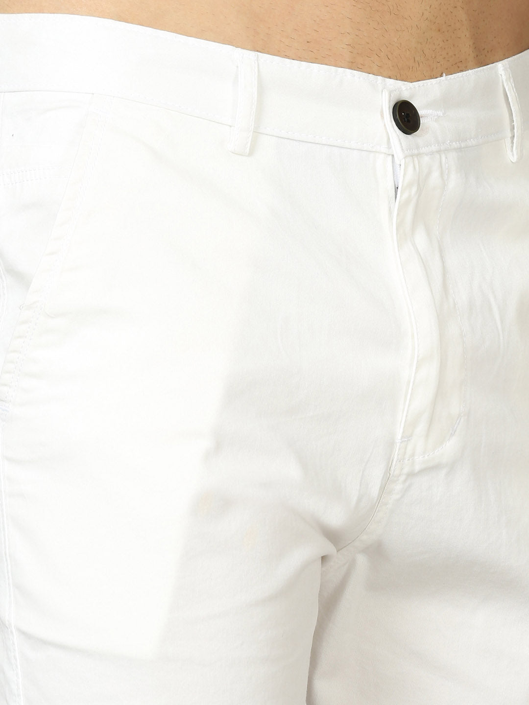 Classic White Chino Shorts Men's Shorts Bushirt   