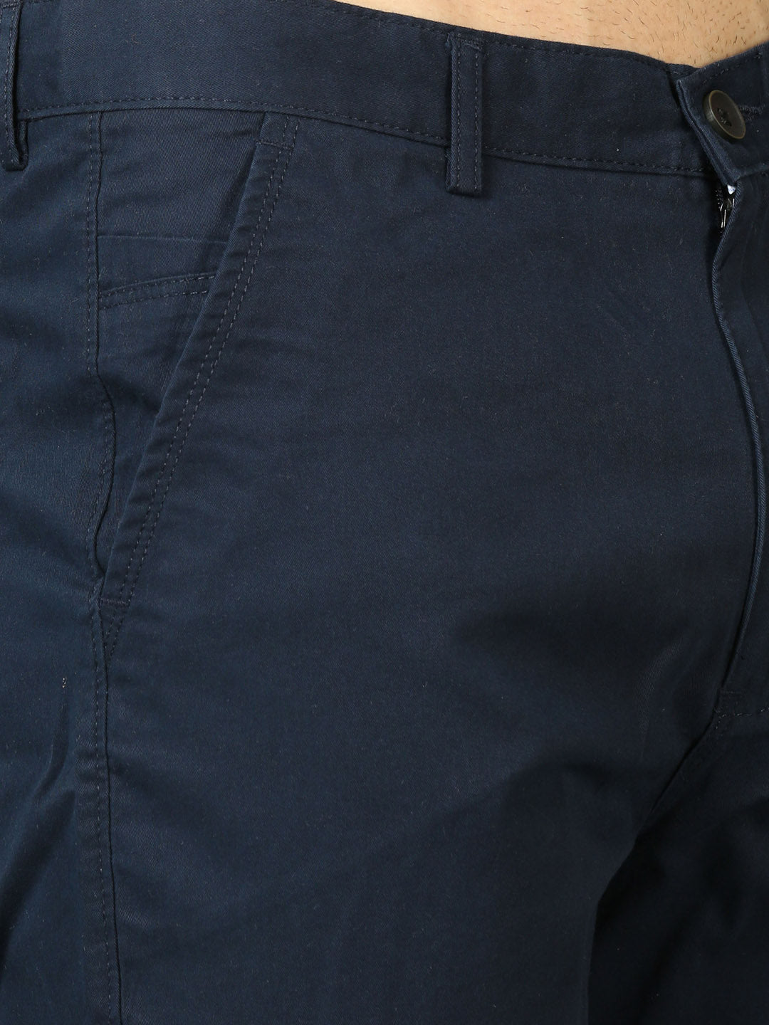 Classic Navy Blue Chino Shorts Men's Shorts Bushirt   