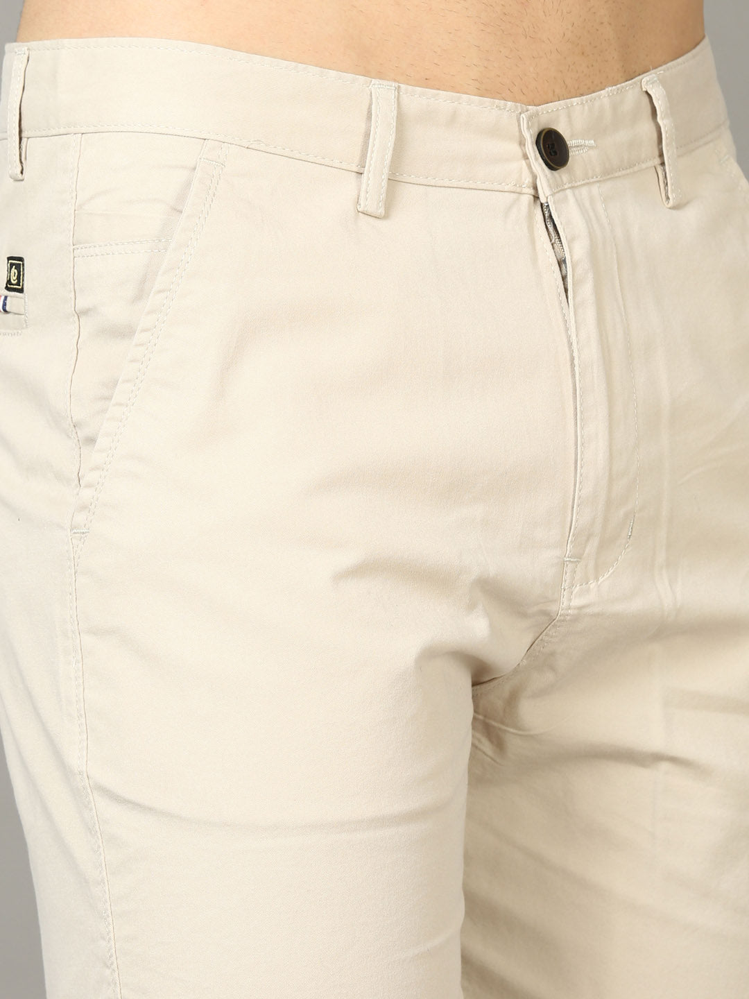 Classic Cream Chino Shorts Men's Shorts Bushirt   