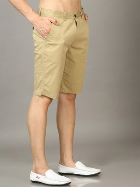 Classic Beige Chino Shorts Men's Shorts Bushirt   