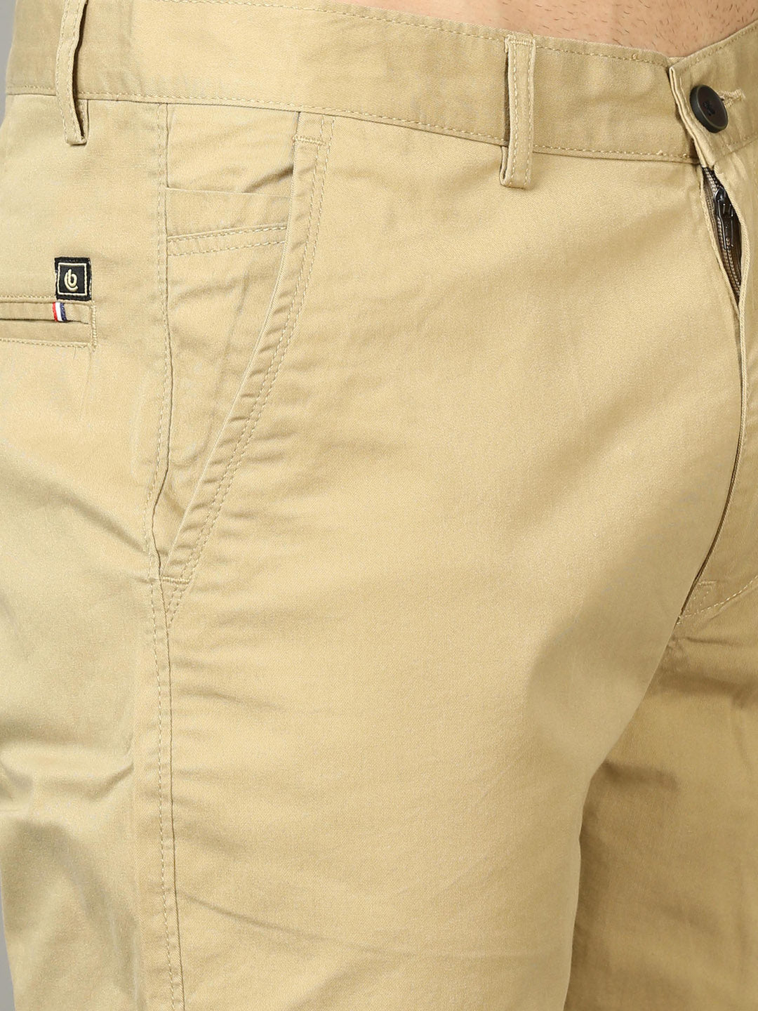 Classic Beige Chino Shorts Men's Shorts Bushirt   