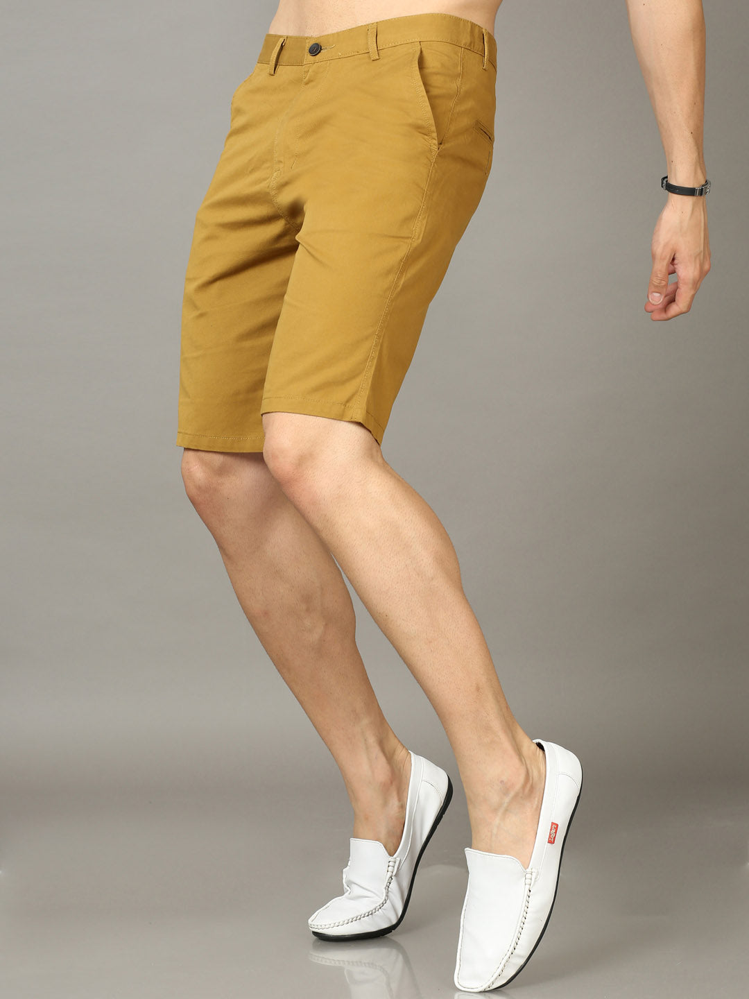 Classic Brown Chino Shorts Men's Shorts Bushirt   