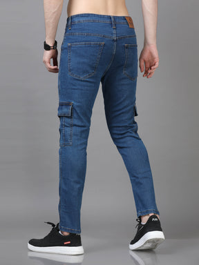 Authentic Stone Blue Cargo Jeans Cargo Jeans Bushirt   