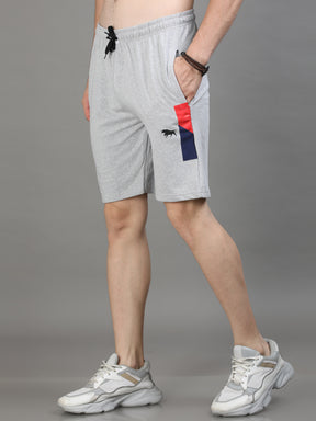 Navy Blue & Light Grey Nightsuits Co-Ords Bushirt   