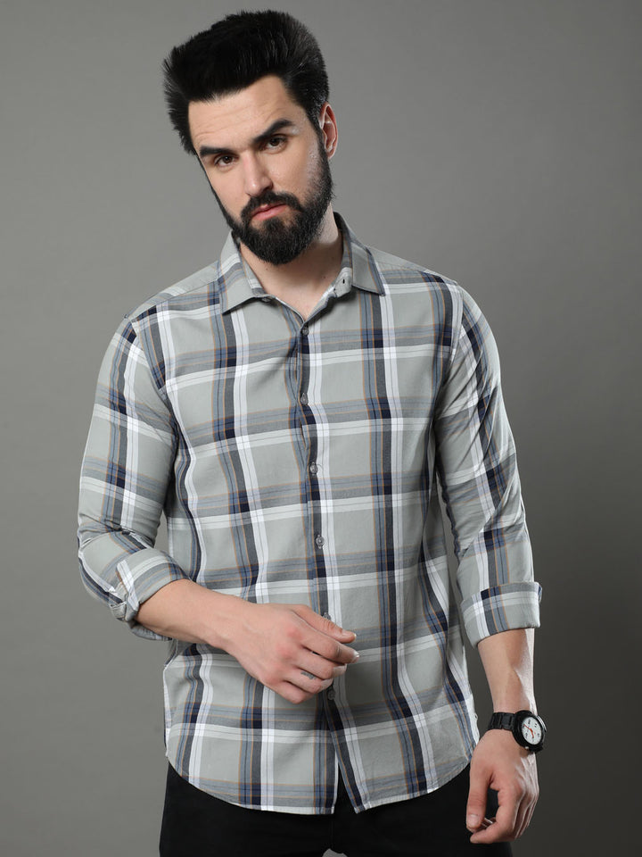 Shop Rhino Stylish Check Shirts for Men Online in India Checks Shirt Bushirt   