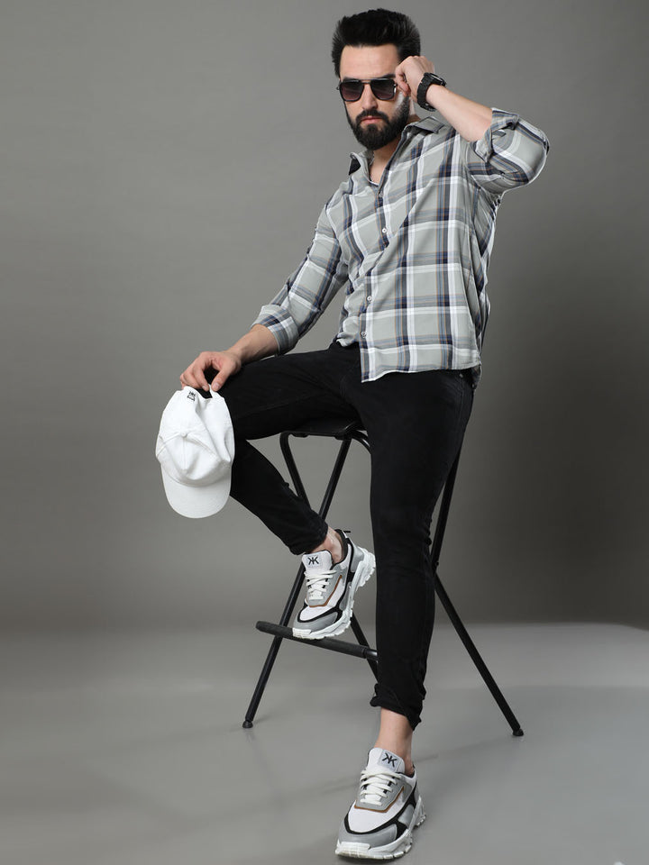 Shop Rhino Stylish Check Shirts for Men Online in India Checks Shirt Bushirt   