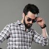 Imperial Grey Checks Shirt Checks Shirt Bushirt   