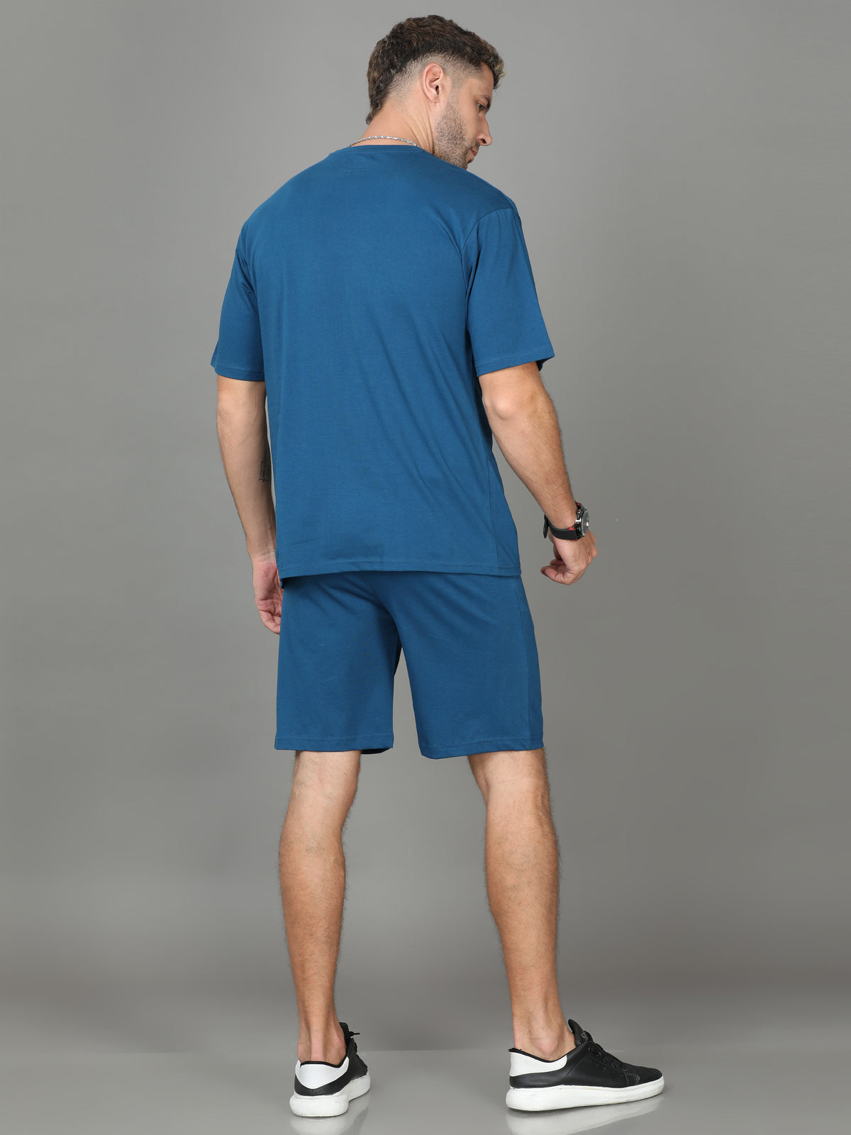 Limited Edition Marlin Blue oversize Co-ords Oversize Co-ords Bushirt   